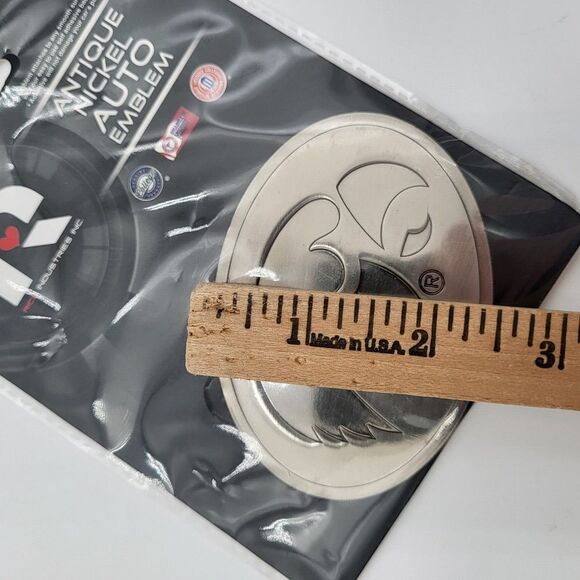 Iowa Hawkeyes Rico Industries Antique‎ Nickle Auto Emblem Adhesive Backing - Picture 6 of 6